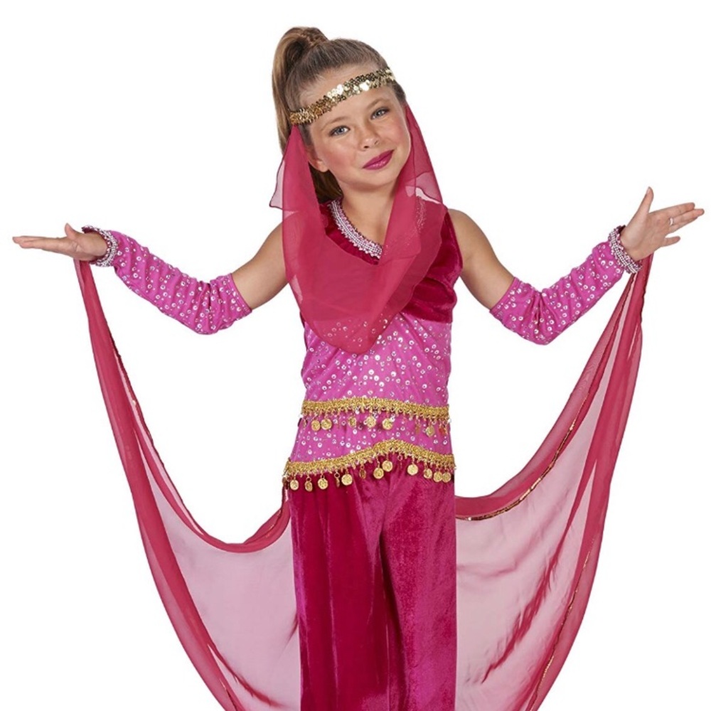 Pink genie costume